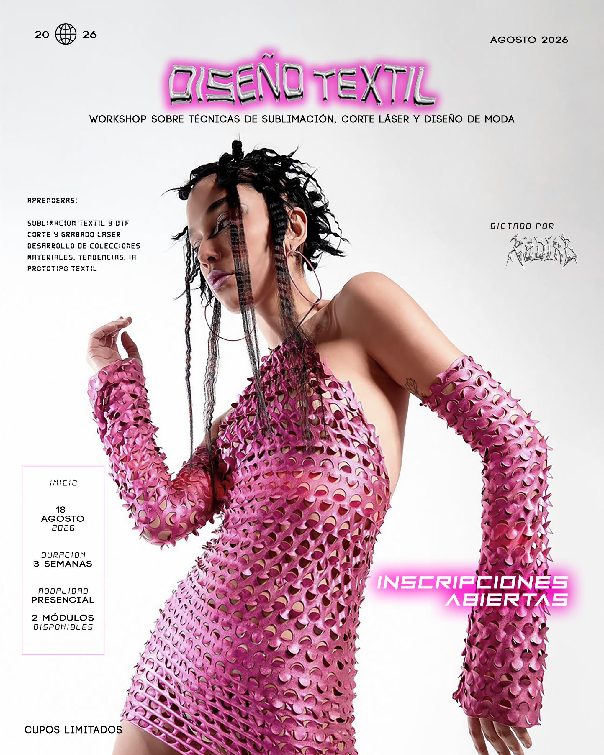 agostoproducto CURSO DE DISEÑO TEXTIL & ESTAMPADOS - Agosto 2026. - Imagen 1