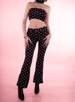 Dots Flare Pants - Imagen 3