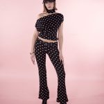 Dots Flare Pants